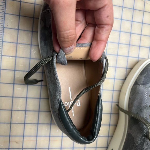 Paolo Platform Grey Camouflage Sneaker new - Picture 3 of 5